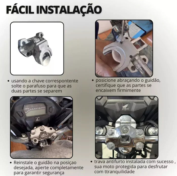 Trava Do Miolo Ignição EGK™ [Anti-furto Moto]