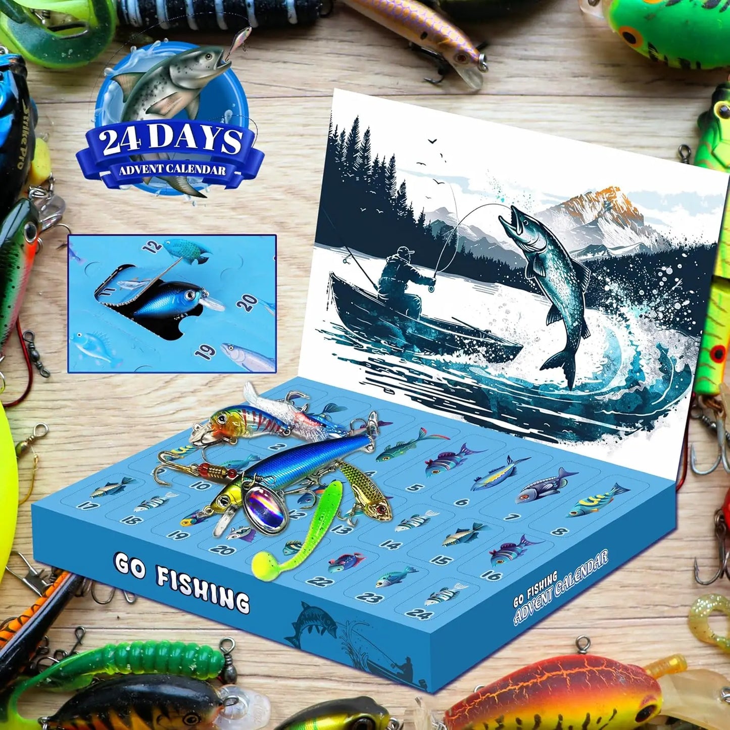 Advent Fish™ [Calendário de pesca com iscas]